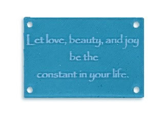 Heidi Grace - water etched mini phrases  (sold in 3's)